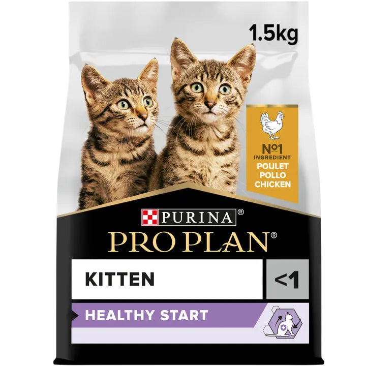PURINA® PRO PLAN® ORIGINAL KITTEN 1-12 MONTHS HEALTHY START, RICH IN CHICKEN DRY CAT FOOD 1.5 KG PetFit.ae
