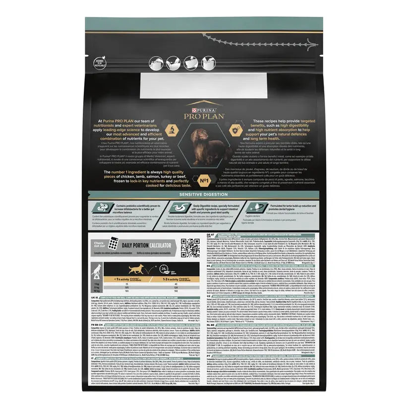PURINA® PRO PLAN® DOG SMALL & MINI ADULT SENSITIVE DIGESTION WITH OPTIDIGEST® RICH IN LAMB PetFit.ae