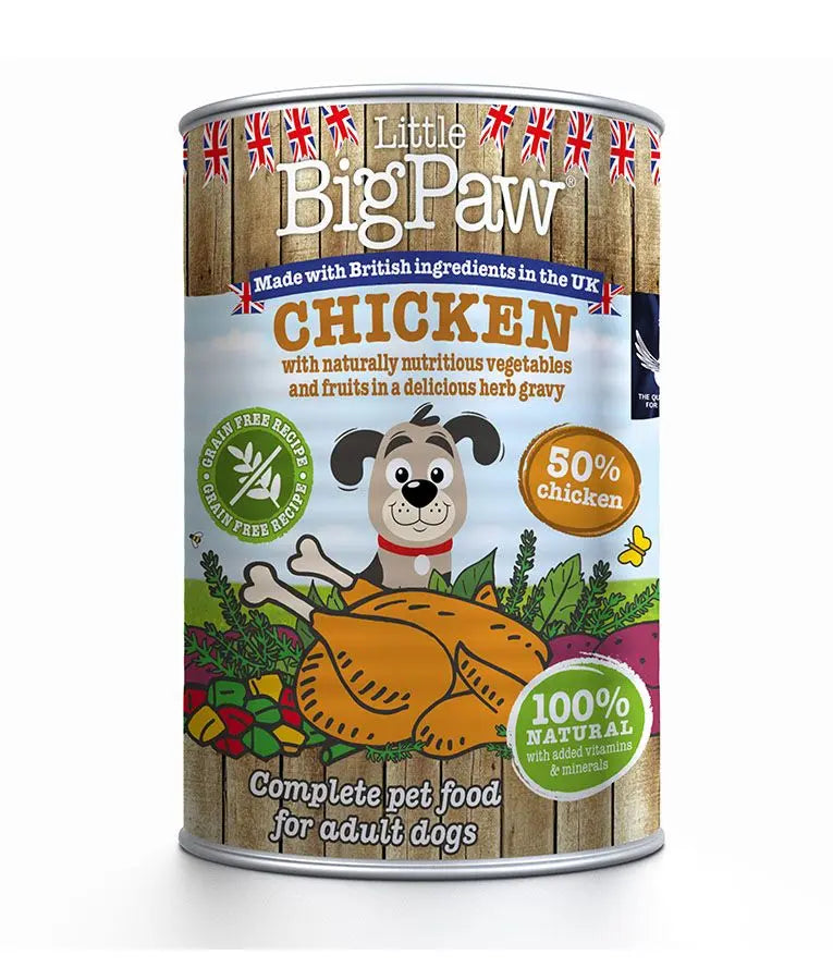 LITTLE BIGPAW CHICKEN ADULT WET DOG FOOD 390G LITTLE BIGPAW