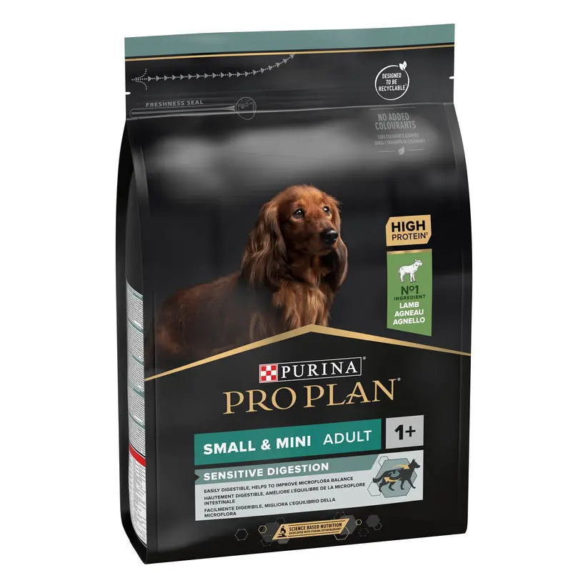 PURINA® PRO PLAN® DOG SMALL & MINI ADULT SENSITIVE DIGESTION WITH OPTIDIGEST® RICH IN LAMB PetFit.ae