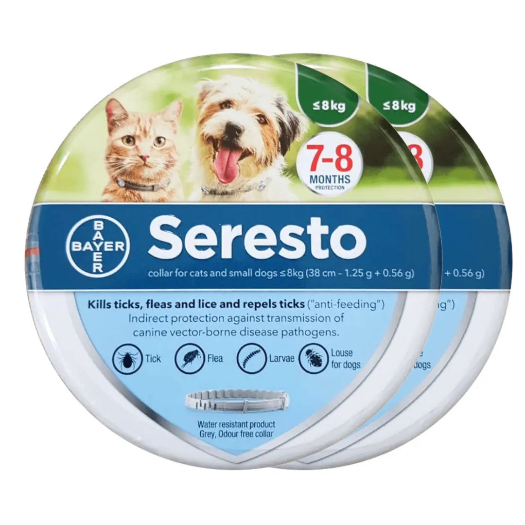 SERESTO CAT VET-RECOMMENDED FLEA & TICK TREATMENT & PREVENTION COLLAR FOR CATS, 8 MONTHS PROTECTION | 2-PACK Bayer