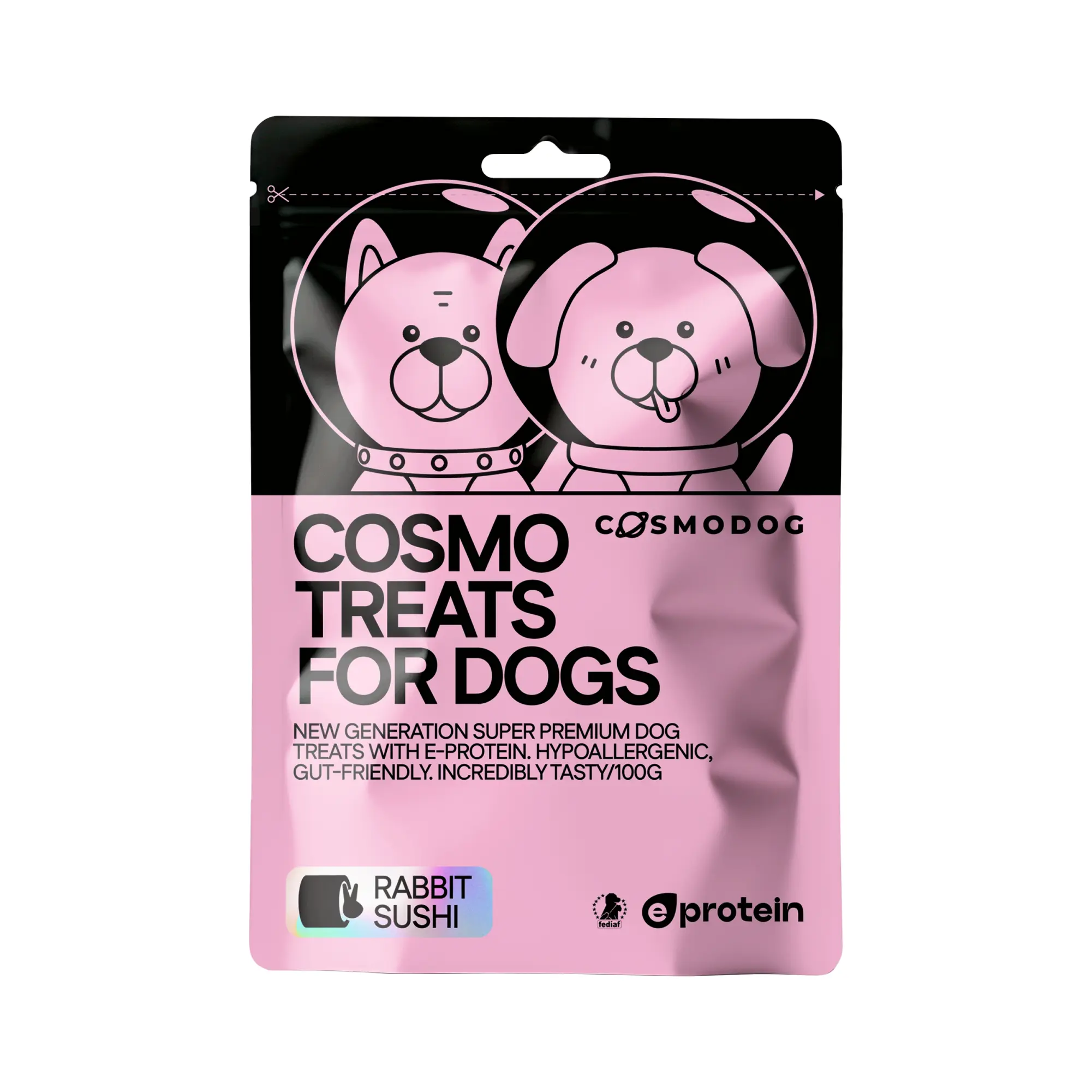 COSMO TREATS FOR DOG RABBIT SUSHI COSMO PETS