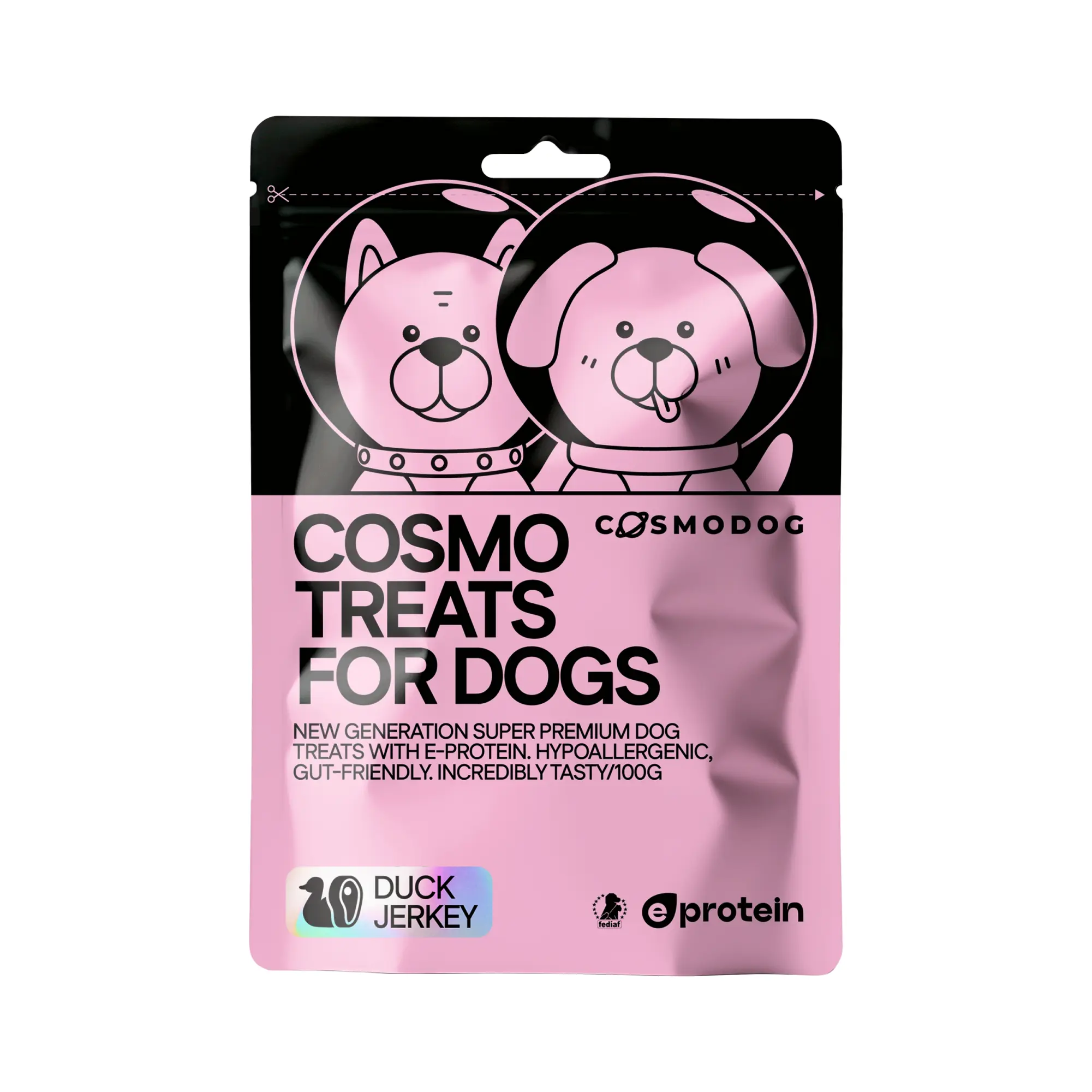 COSMO TREATS FOR DOGS DUCK JERKY COSMO PETS