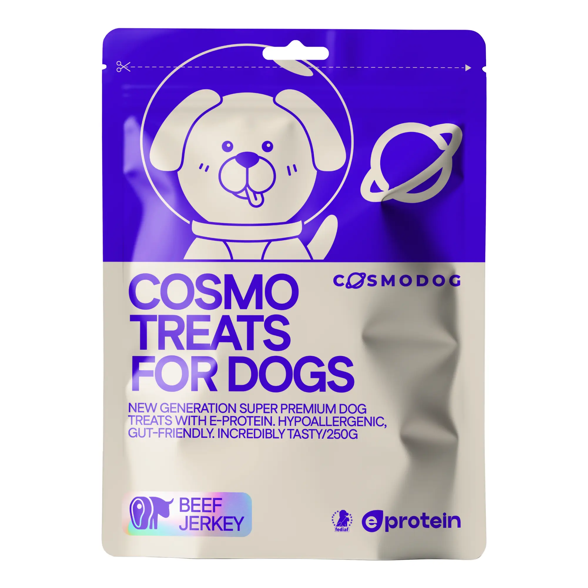 COSMO TREATS FOR DOGS BEEF JERKY COSMO PETS