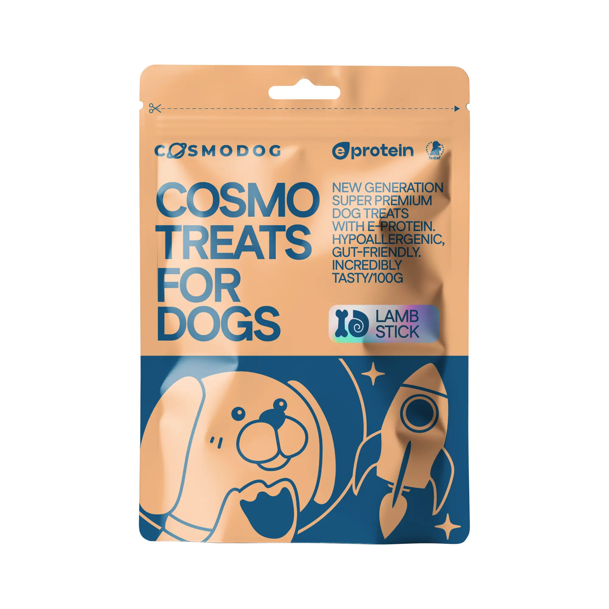 COSMO TREATS FOR DOGS LAMB STICK COSMO PETS