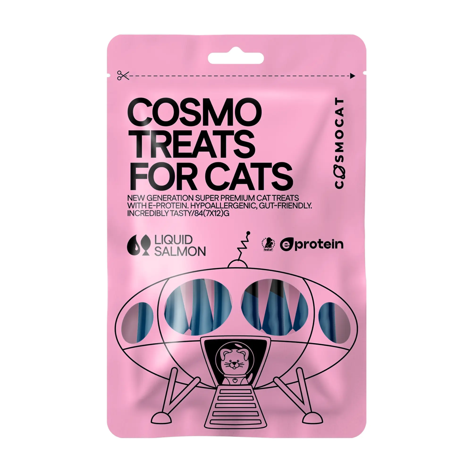 COSMO TREATS FOR CAT SALMON CREAM COSMO PETS