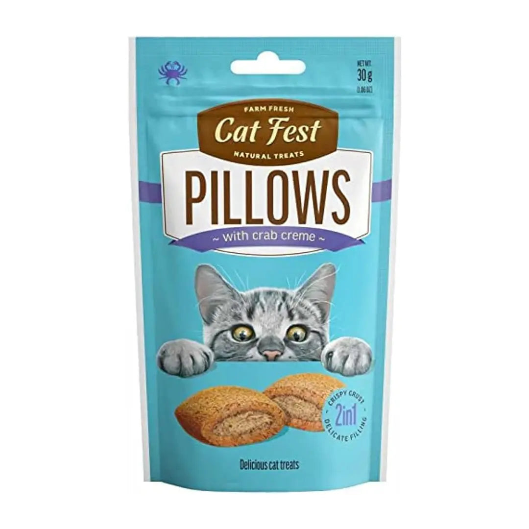 FARM FRESH CAT FEST PILLOWS WITH CREAM CAT TREAT 30G Farm Fresh