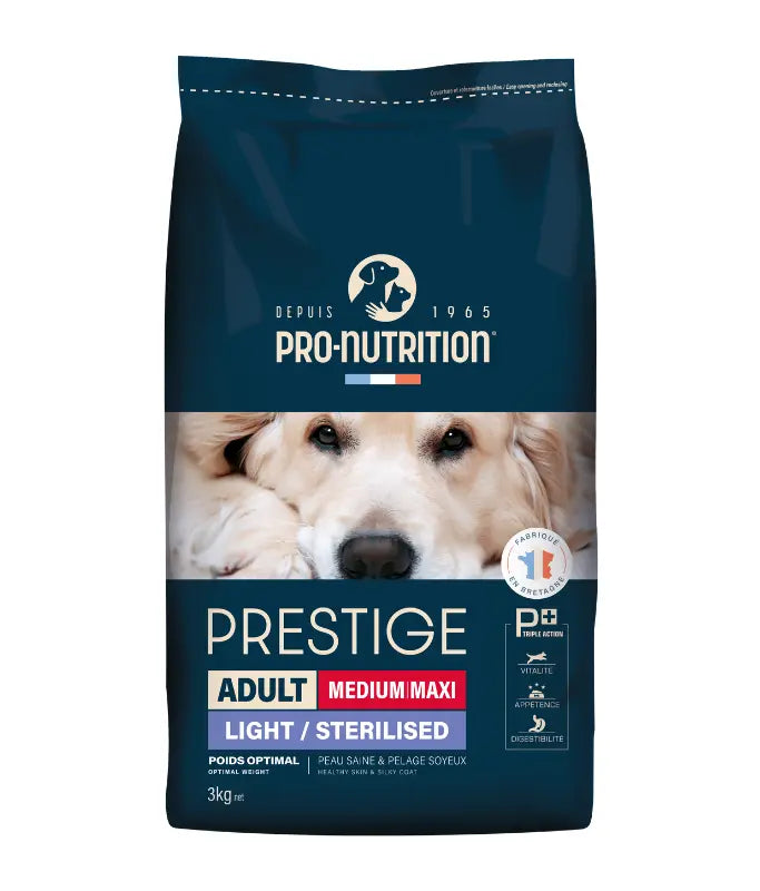 PRO NUTRITION PRESTIGE DOG ADULT LIGHT STERILISED Pro Nutrition