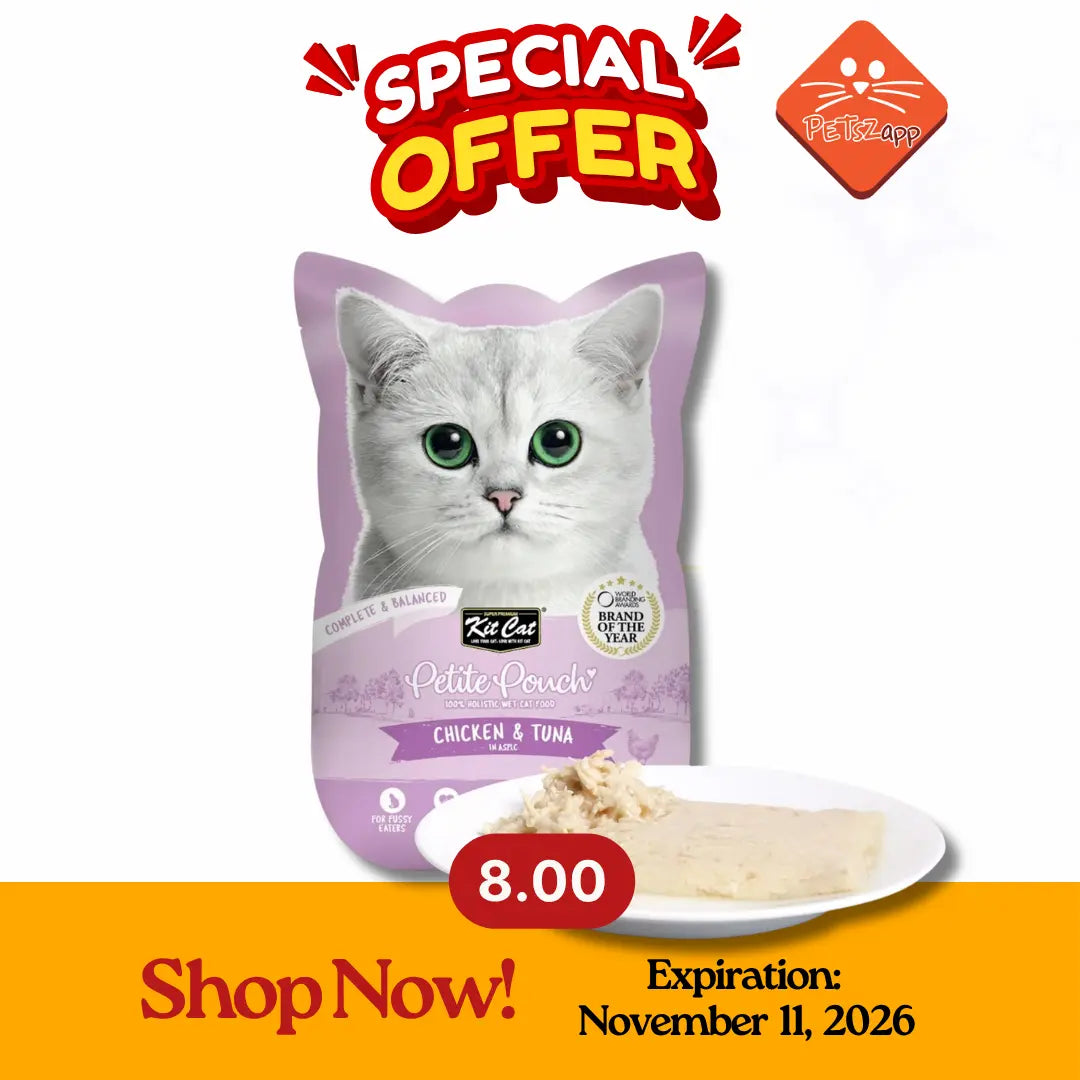 KIT CAT PETITE POUCH CHICKEN & TUNA 70G KIT CAT