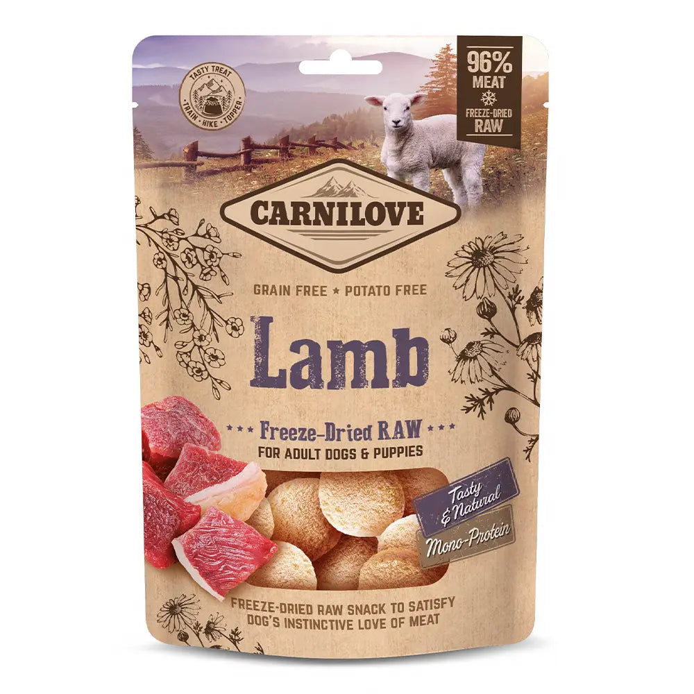 CARNILOVE FREEZE-DRIED RAW SNACKS 60G Carnilove
