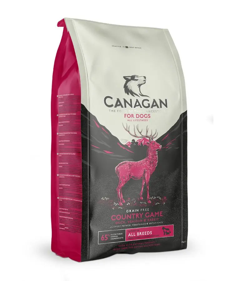 CANAGAN COUNTRY GAME DRY DOG FOOD 12KG CANAGAN