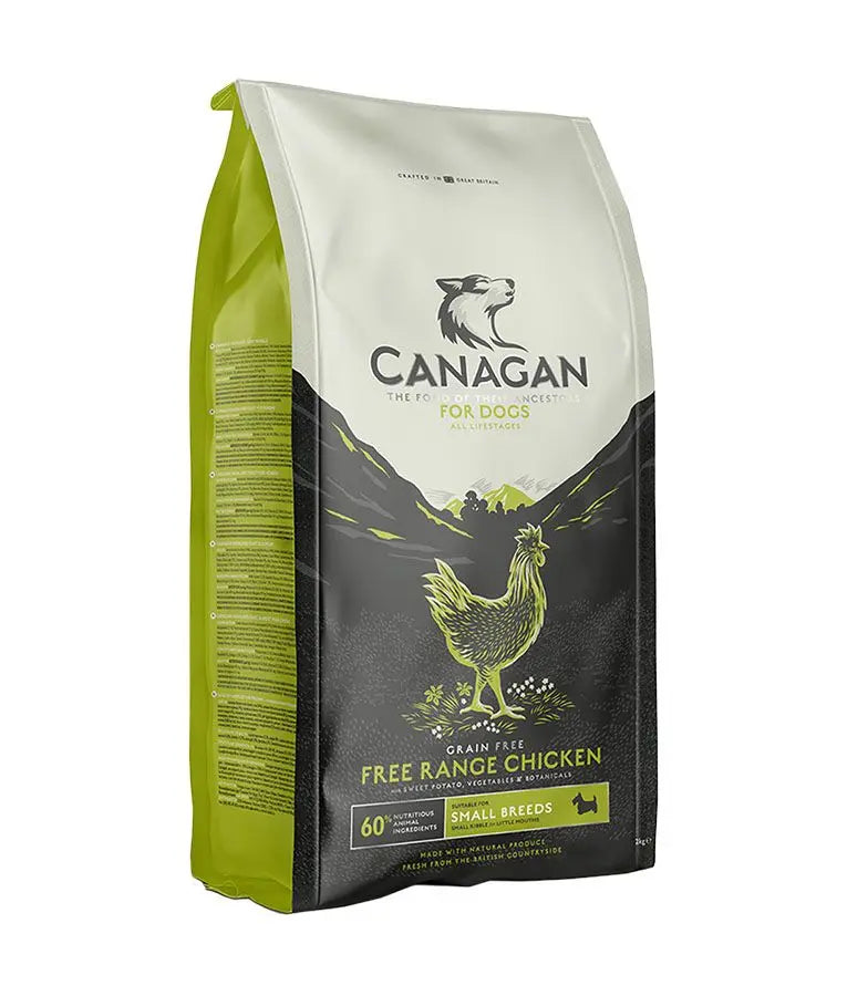 CANAGAN FREE RANGE CHICKEN SMALL BREED DRY DOG FOOD 2KG CANAGAN