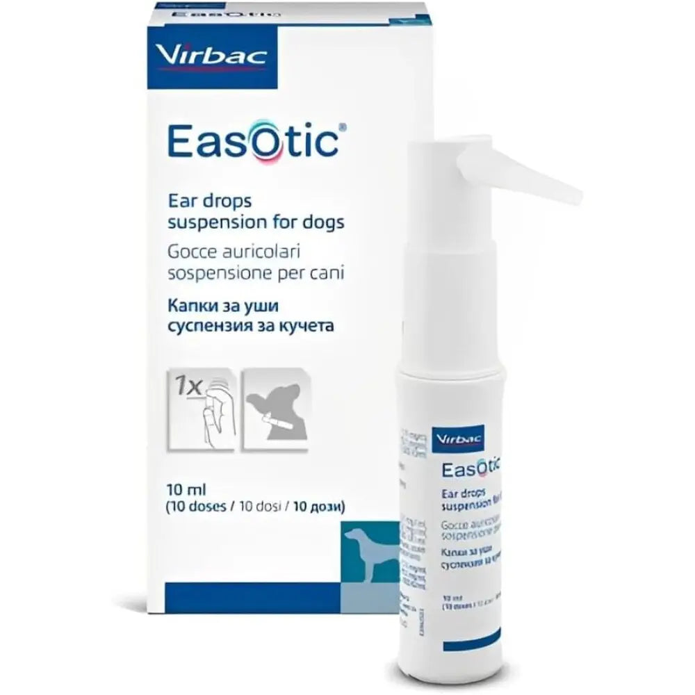 VIRBAC EASOTIC SUSPENSION EAR DROP FOR DOGS 10ML VIRBAC