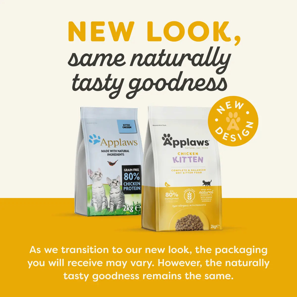 APPLAWS CHICKEN DRY KITTEN FOOD 2KG APPLAWS