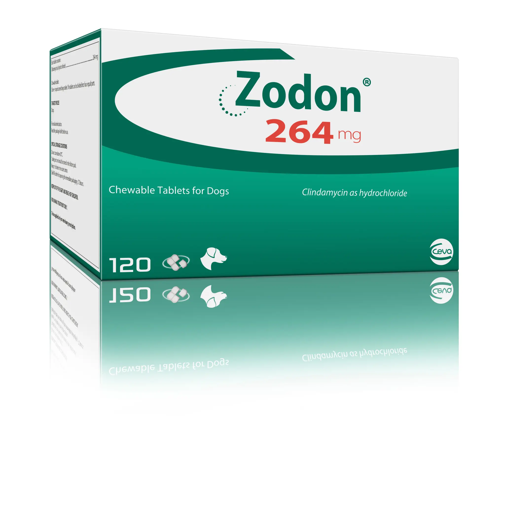 Zodon Chewable Tablets for Dogs 264 mg Ceva