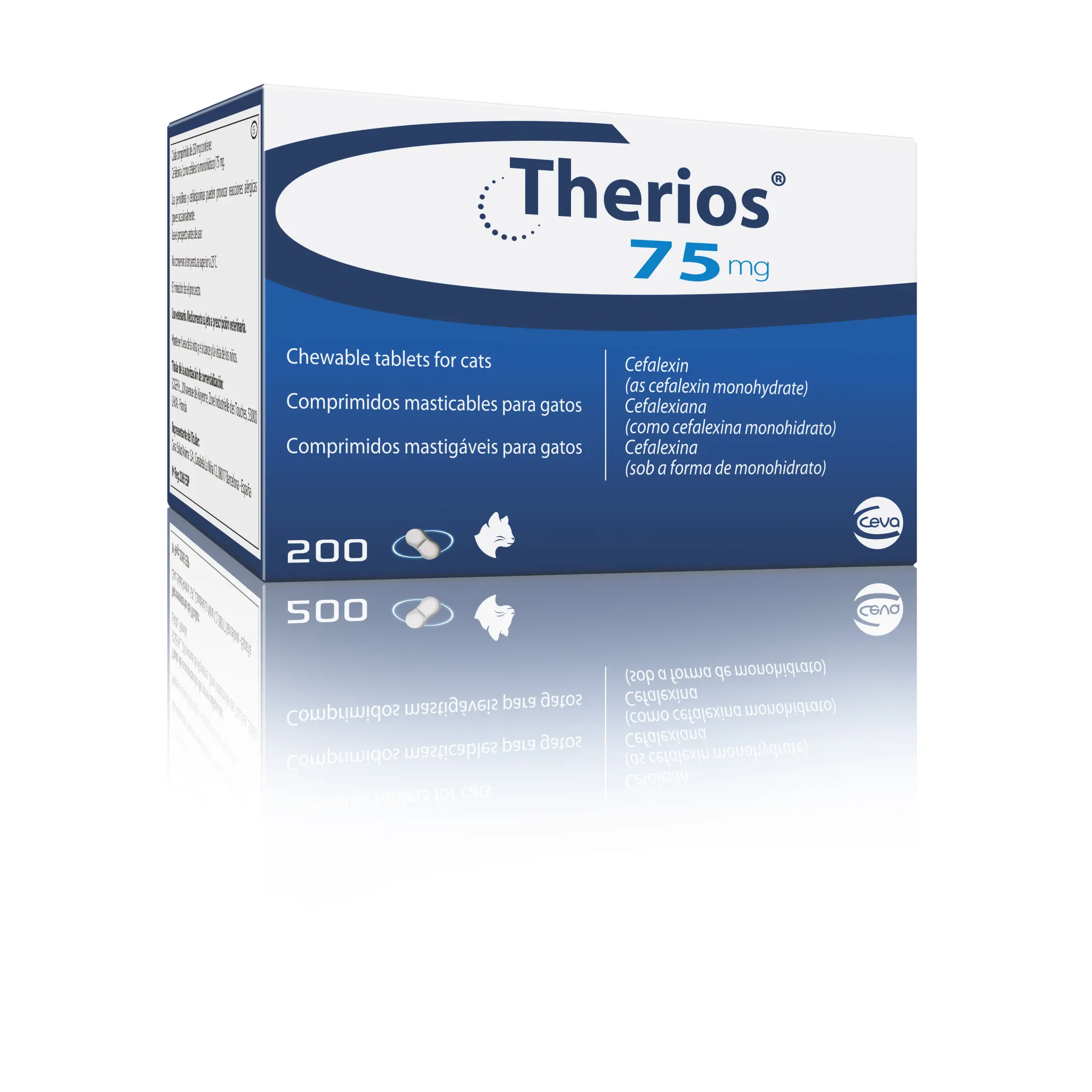 Therios Palatable Tablets for Cats 75 mg Ceva