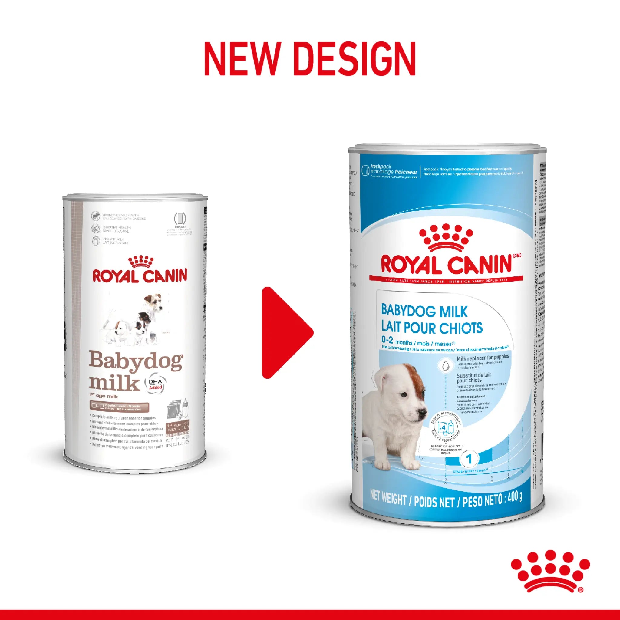 Size Health Nutrition Babydog Milk 400 g Royal Canin