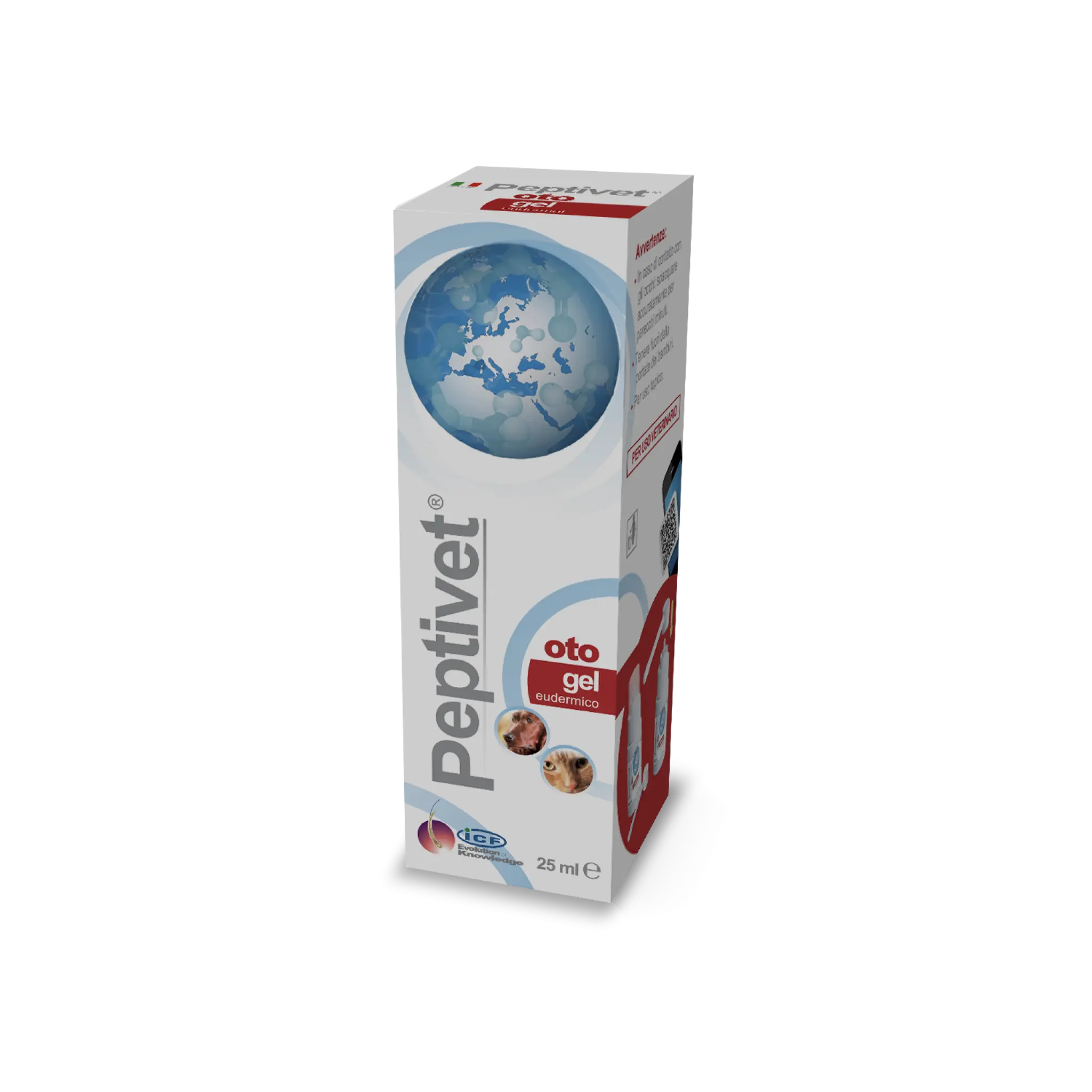 ICF Peptivet Oto Gel for Dogs and Cats 25ml ICF