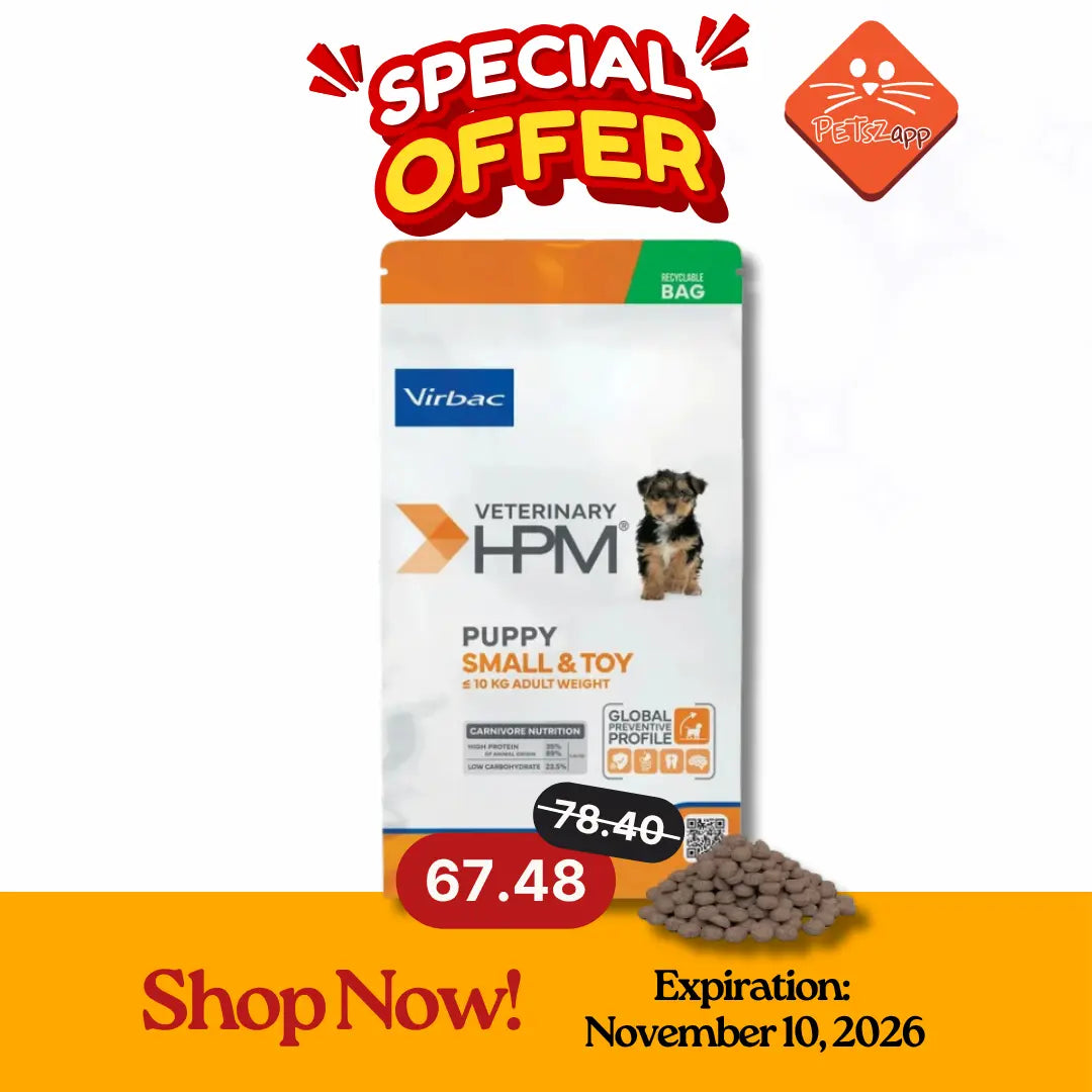 Virbac HPM Puppy Small & Toy Food for Small and Mini Breed Puppies 1.5kg Virbac