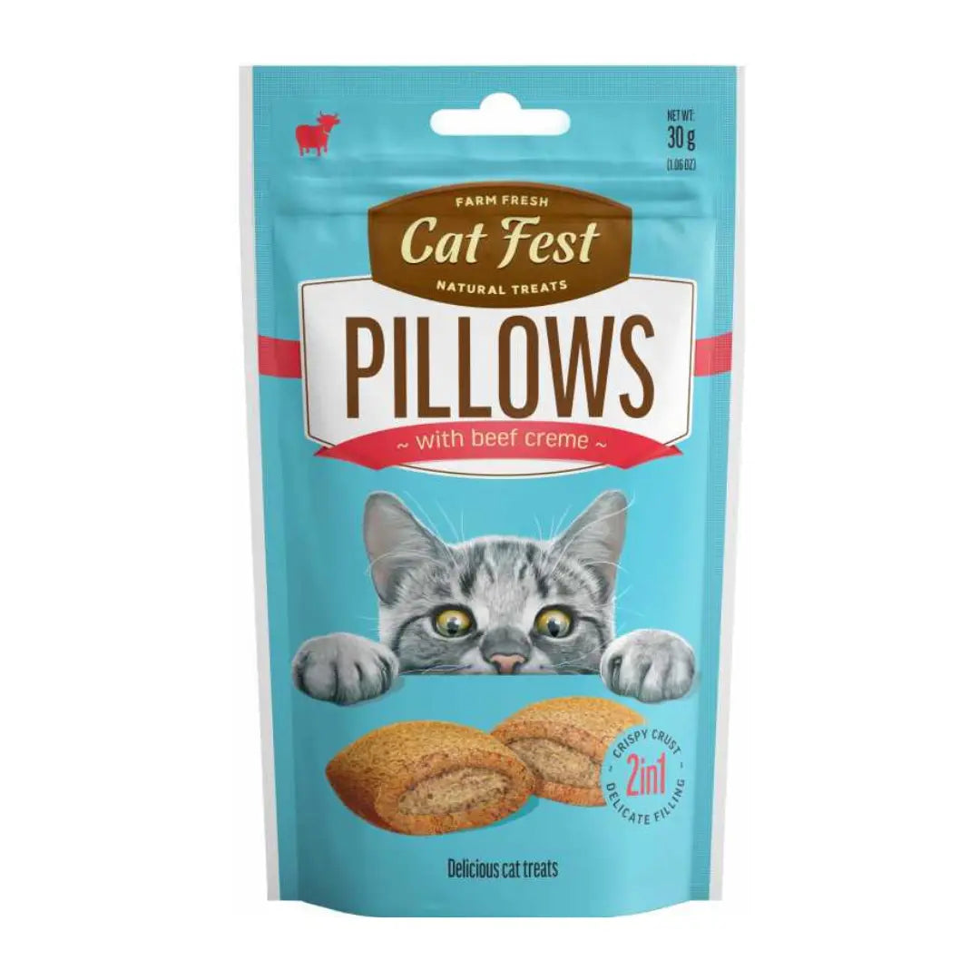 FARM FRESH CAT FEST PILLOWS WITH CREAM CAT TREAT 30G Farm Fresh