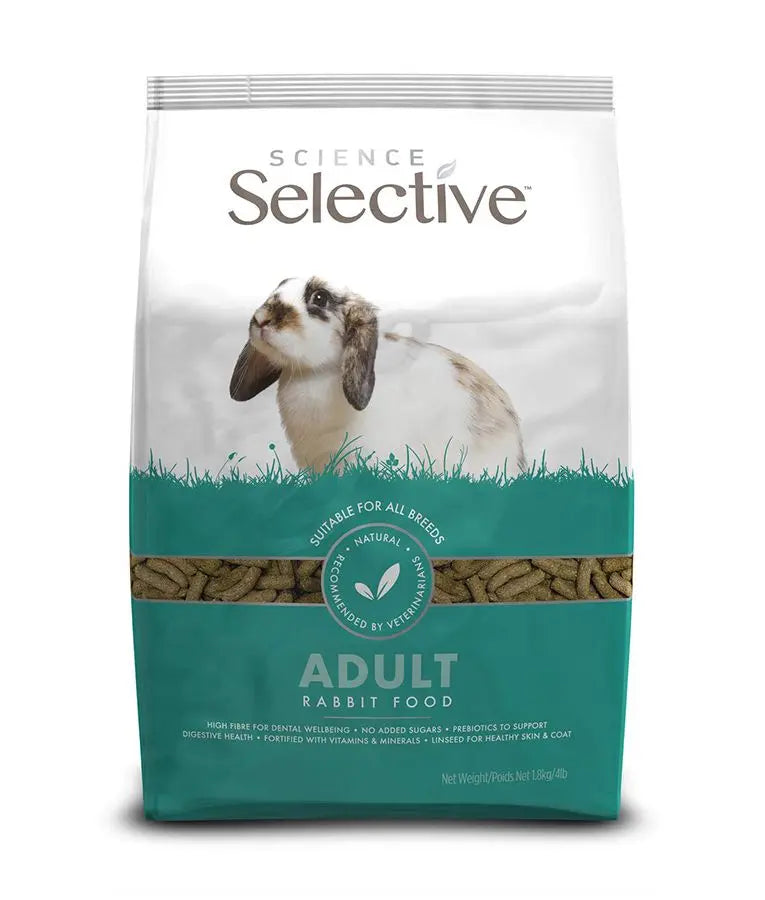 SUPREME SCIENCE SELECTIVE ADULT RABBIT FOOD 1.8KG SUPREME