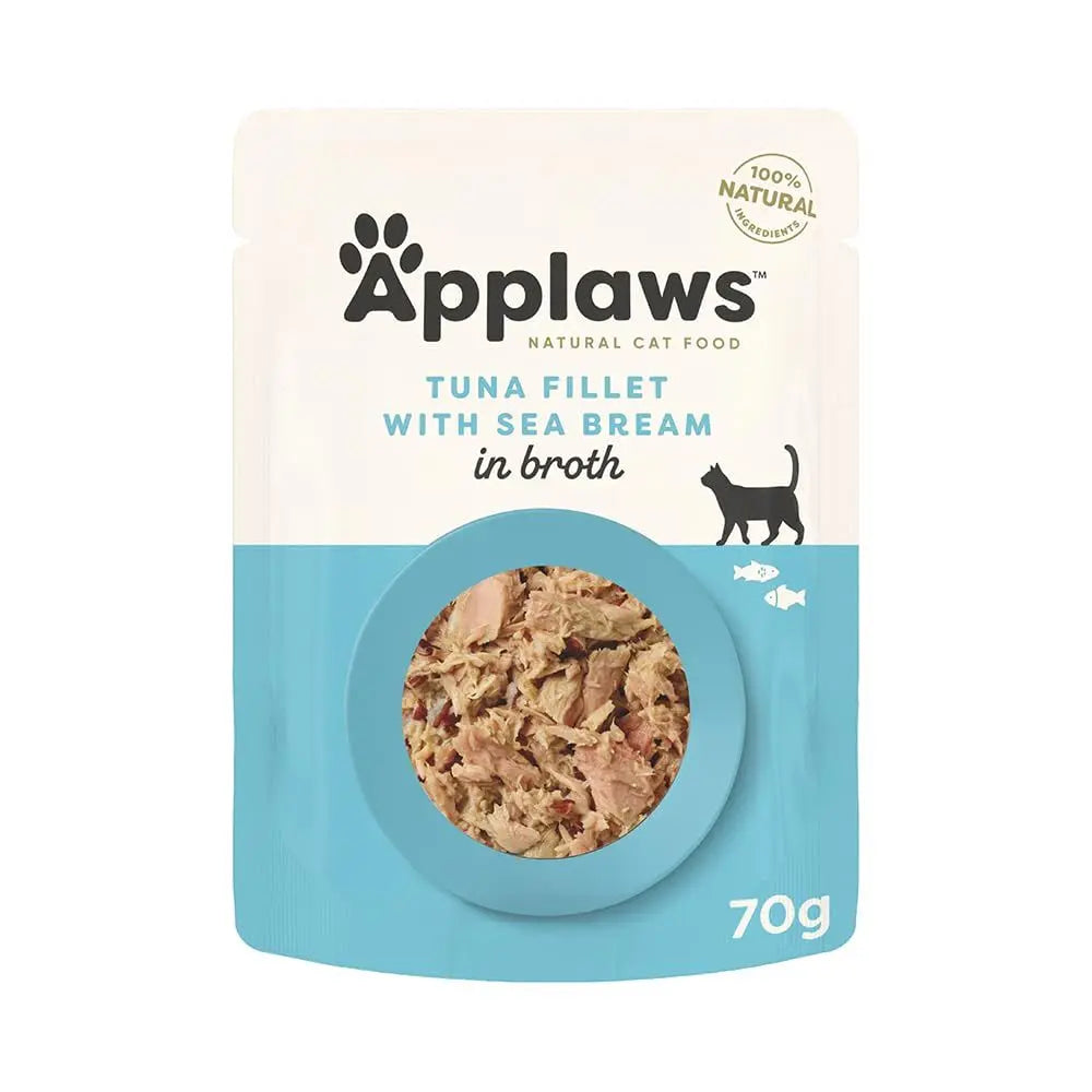 APPLAWS IN BROTH WET CAT FOOD 70G POUCH APPLAWS