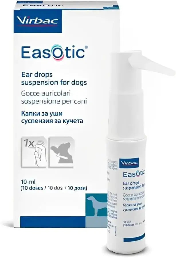 VIRBAC EASOTIC SUSPENSION EAR DROP FOR DOGS 10ML VIRBAC