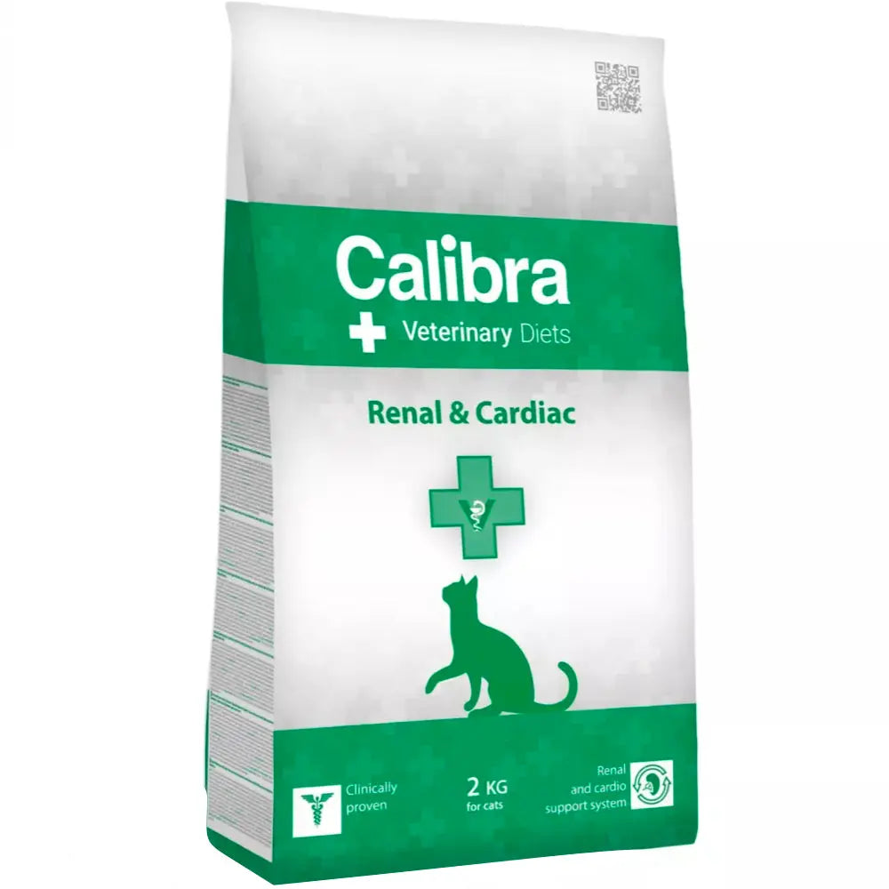 Calibra VD Cat Renal & Cardiac 2kg Calibra