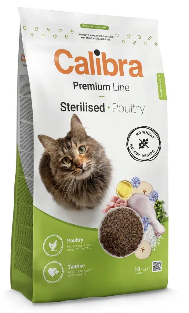 Calibra Cat Premium Line Sterilised Poultry 10kg Calibra