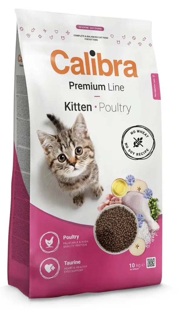 Calibra Cat Premium Line Kitten Poultry 10kg Calibra