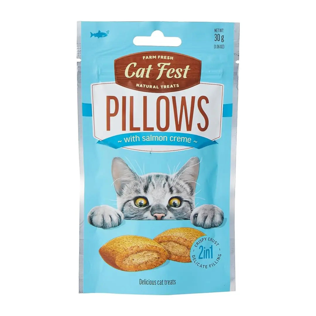 FARM FRESH CAT FEST PILLOWS WITH CREAM CAT TREAT 30G Farm Fresh