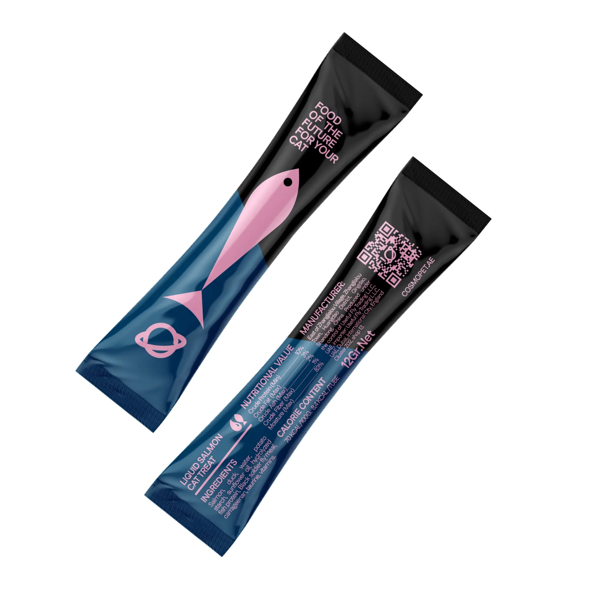 COSMO TREATS FOR CAT SALMON CREAM COSMO PETS