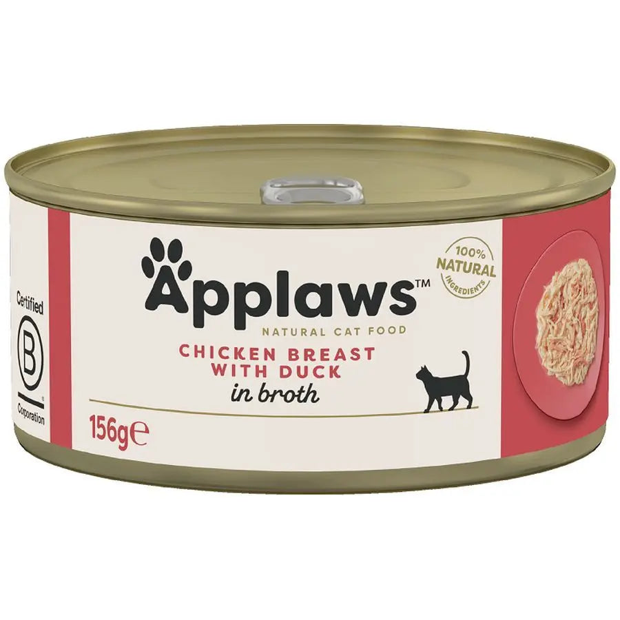 APPLAWS IN BROTH ADULT WET CAT FOOD IN TIN APPLAWS