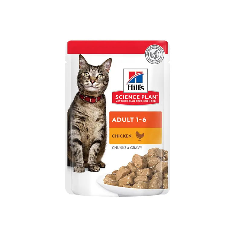 HILL'S SCIENCE PLAN ADULT CAT FOOD POUCH 85G Hills