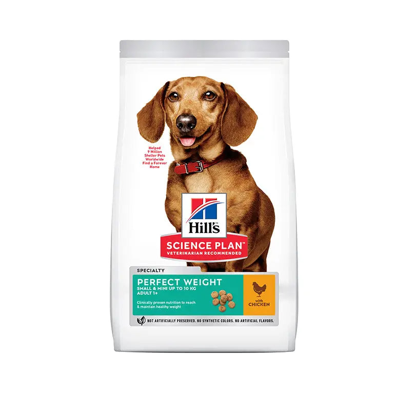 HILL'S SCIENCE PLAN PERFECT WEIGHT ADULT DOG FOOD WITH CHICKEN Hills