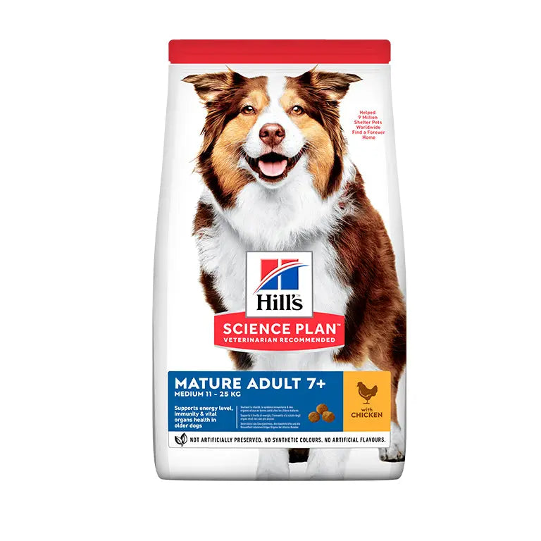 HILL'S SCIENCE PLAN MATURE ADULT 7+ DOG FOOD Hills