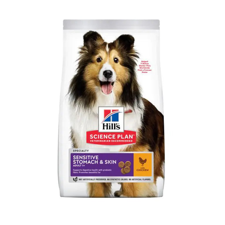 HILL'S SCIENCE PLAN SENSITIVE STOMACH AND SKIN ADULT DOG WITH CHICKEN Hills