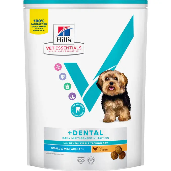 HILL'S VET ESSENTIALS MULTI BENEFIT ADULT 1+ SMALL & MINI DENTAL DOG FOOD Hills