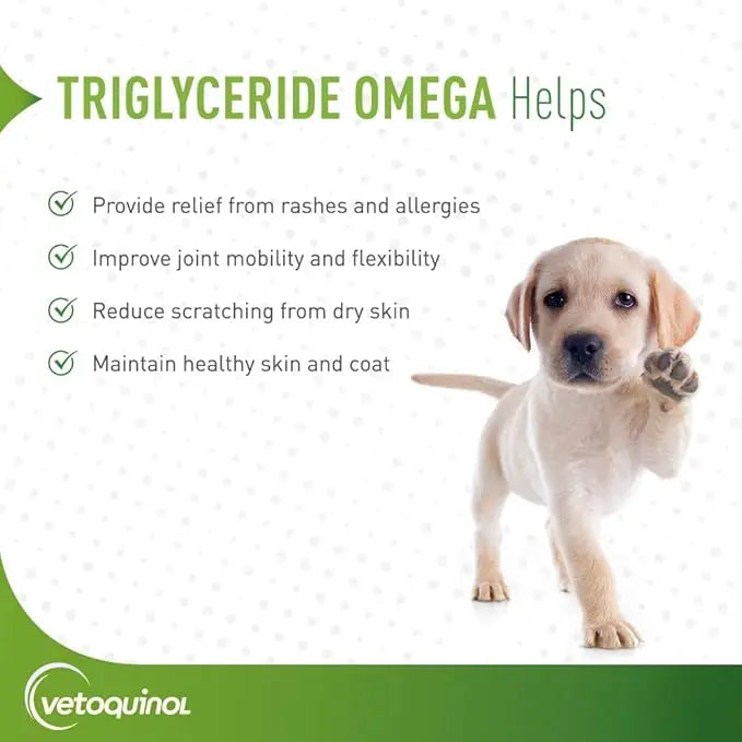 VETOQUINOL TRI-OMEGA FOR LARGE DOGS 60TABLETS VETOQUINOL