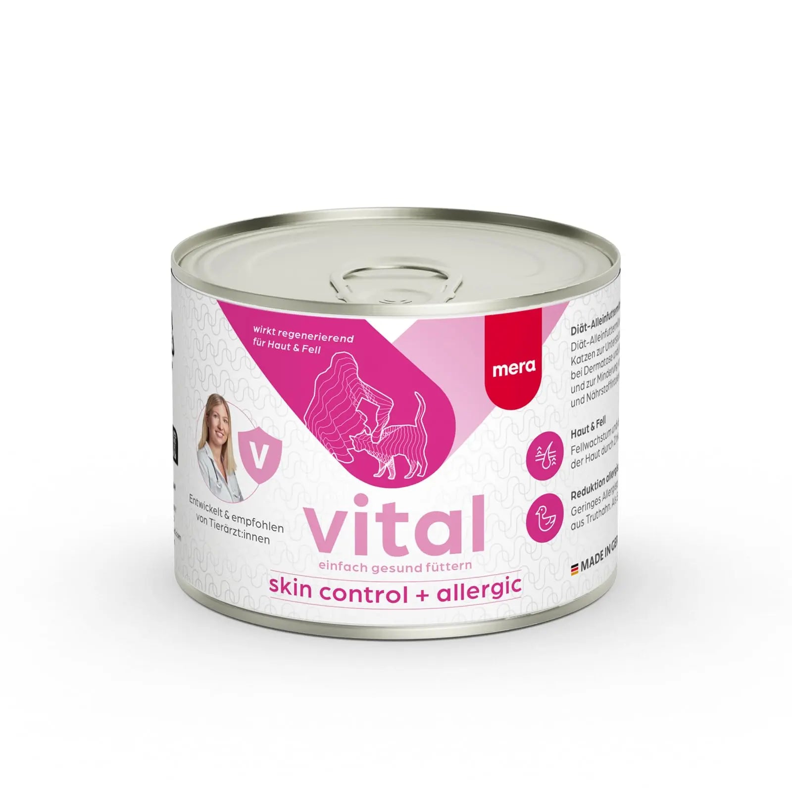 MERA VITAL SKIN CONTROL + ALLERGIC WET FOOD FOR CATS 200G MERA