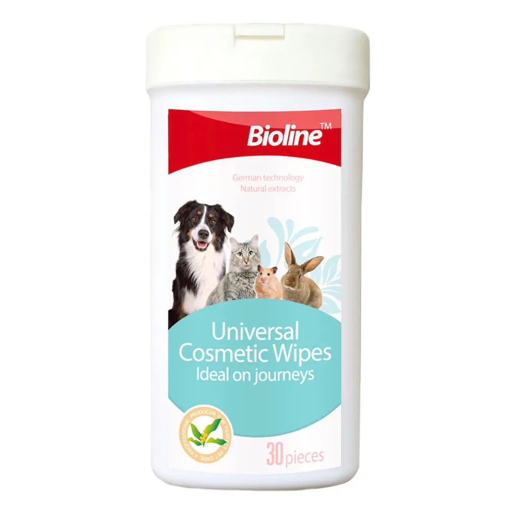BIOLINE UNIVERSAL COSMETIC WIPES 30PCS Petszapp