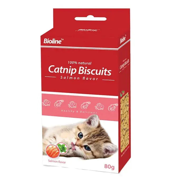 BIOLINE CATNIP BISCUITS 80G Bioline