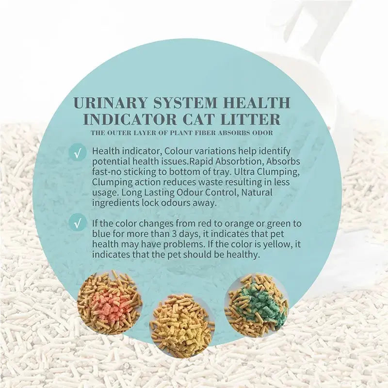 BIOLINE URINARY SYSTEM HEALTH INDICATOR CAT LITTER 6L Bioline