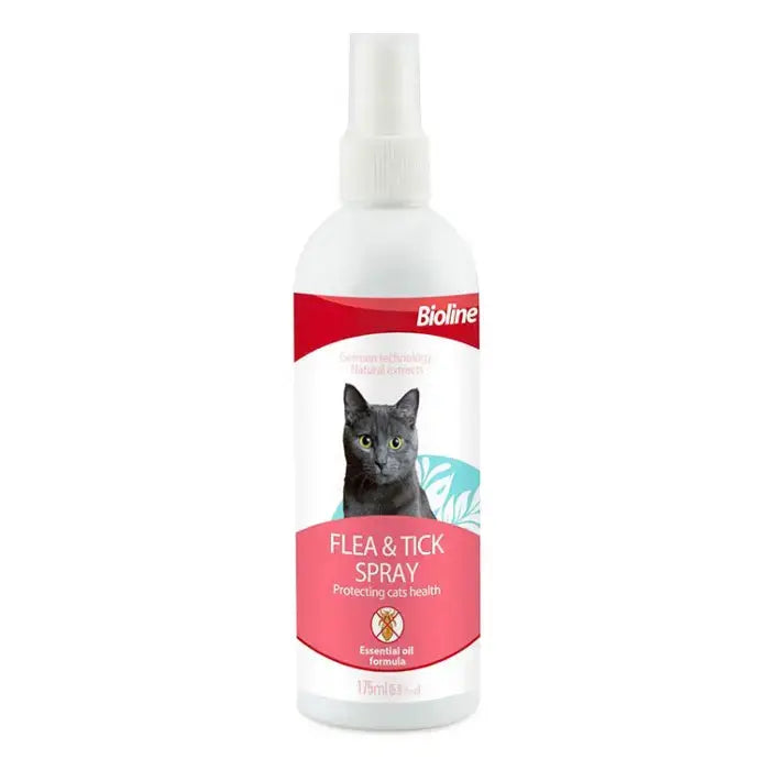BIOLINE FLEA AND TICK SPRAY FOR CAT 175ML Bioline