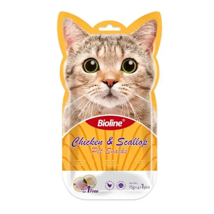 BIOLINE CAT TREATS 5x15G Bioline