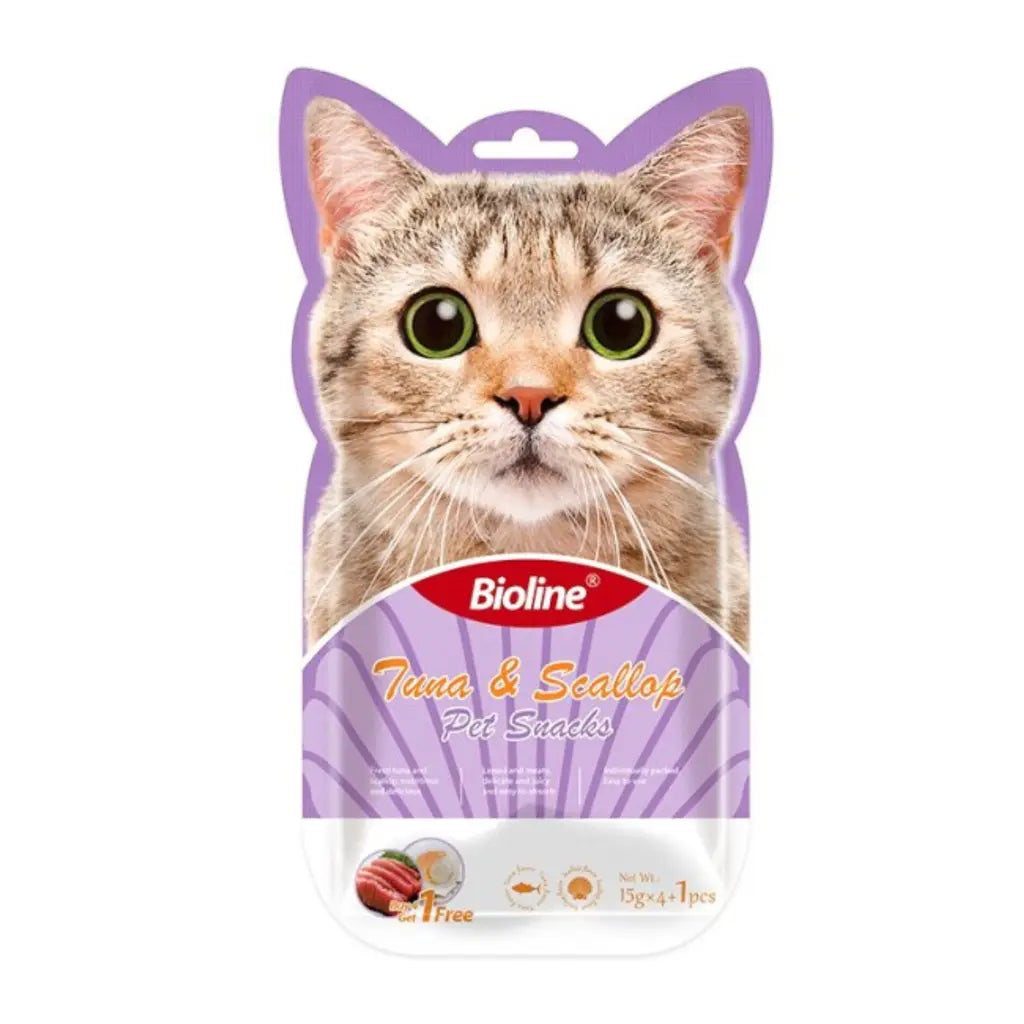 BIOLINE CAT TREATS 5x15G Bioline