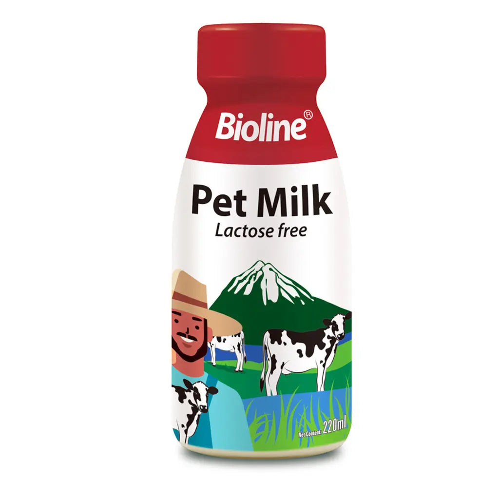 BIOLINE PET MILK FOR CATS AND DOGS LACTOSE FREE 220ML Bioline