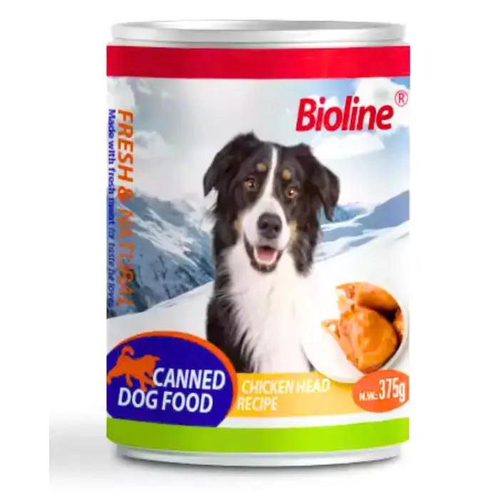 BIOLINE CANNED DOG FOOD 375G Bioline