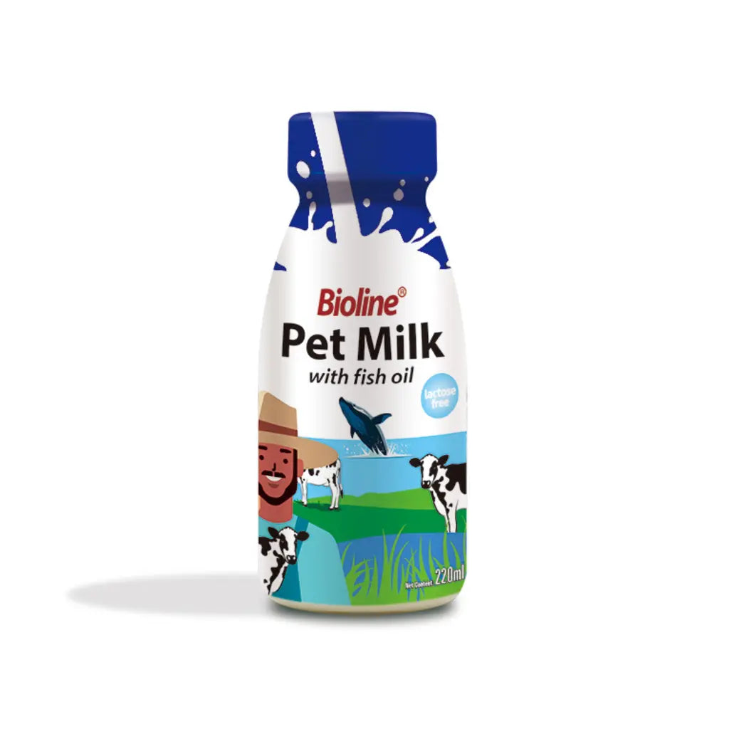 BIOLINE PET MILK WITH FISH OIL FOR CATS AND DOGS 220ML Petszapp