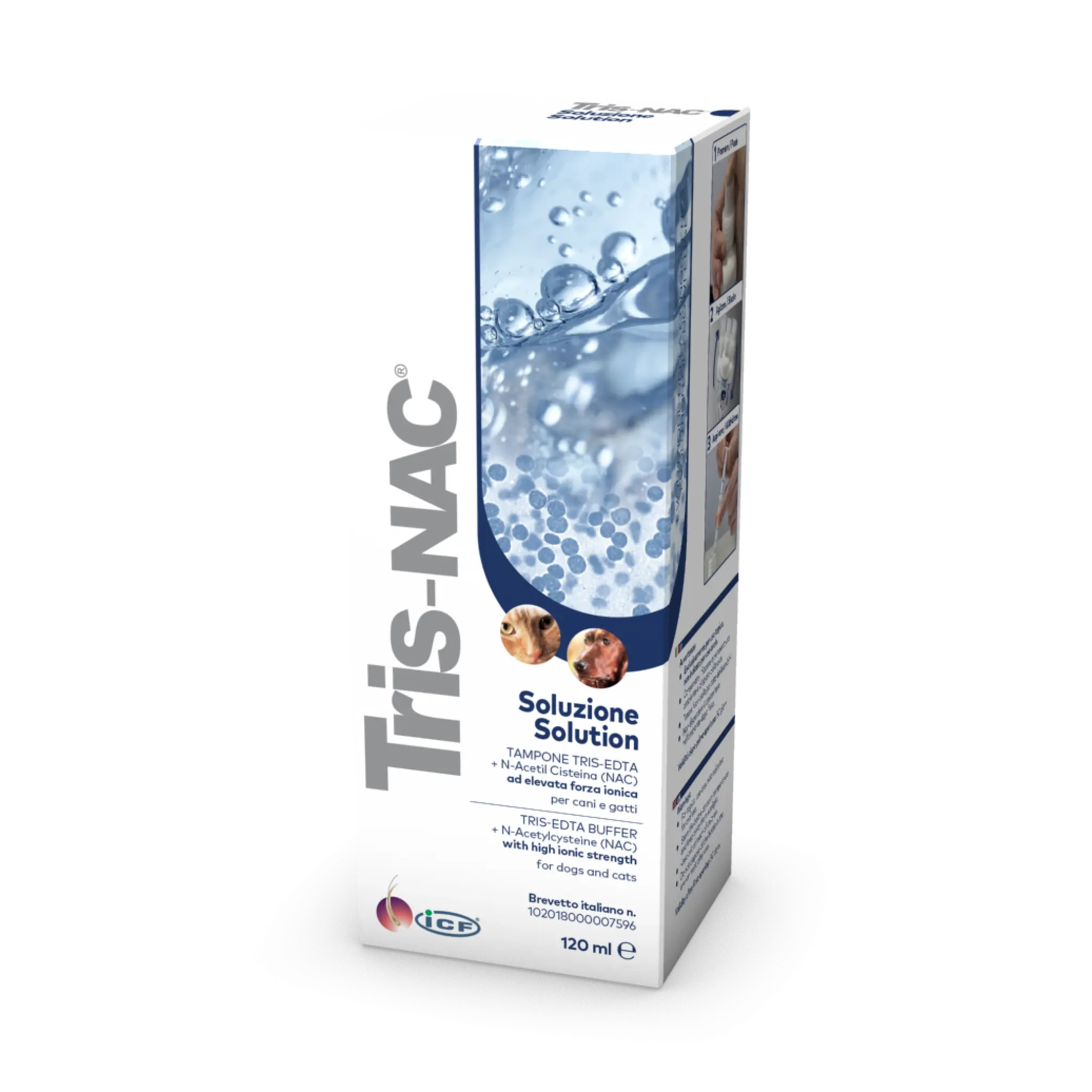 Tris-Nac Sterile Solution for Dogs and Cats 120 ml ICF